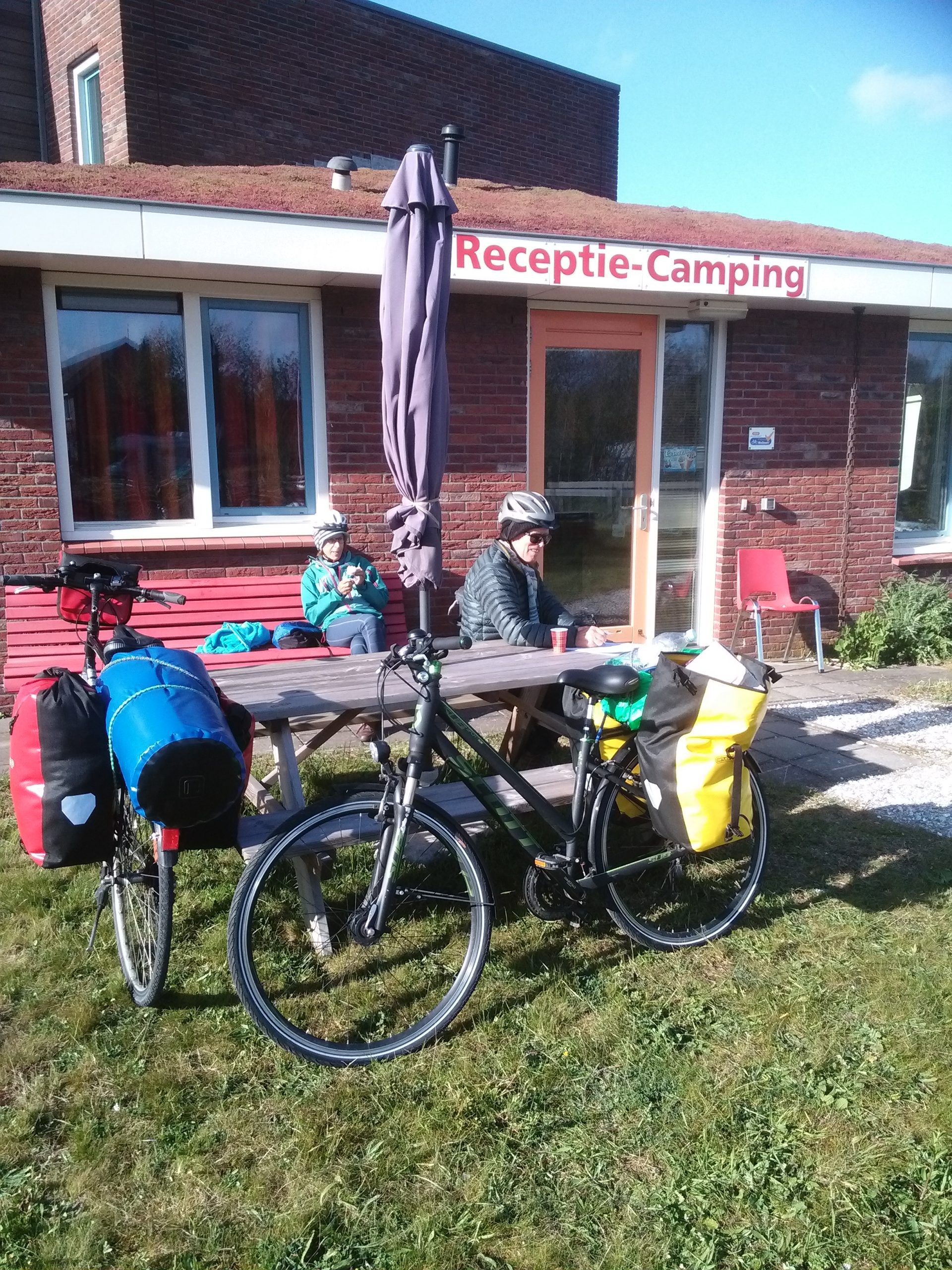 Receptie kampeerterrein